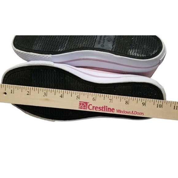 ✅ Womens 8.5 Airwalk High Top PINK Canvas Sneakers Skater Shoe Casual Comfort - Picture 4 of 9